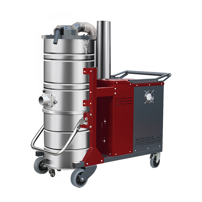 江门坦洁380V 双桶手动反吹工业吸尘器X8系列